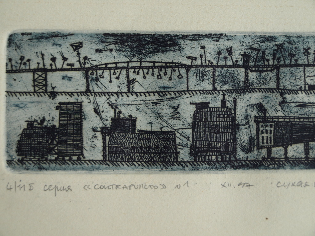 Onbekende kunstenaar : Ets – Contrapuncto no 1 – 1997  kopen? Bied vanaf 1!
