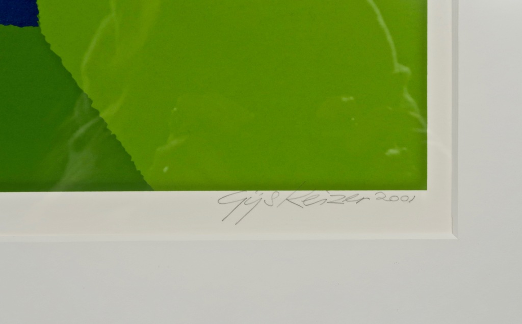 Gijs Keizer: Zeefdruk, Zonder titel II - Ingelijst kopen? Bied vanaf 35!