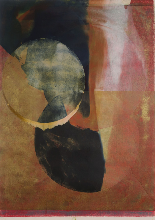 Onbekende kunstenaar: Monotype, Z.T. - Ingelijst (Groot) kopen? Bied vanaf 1!