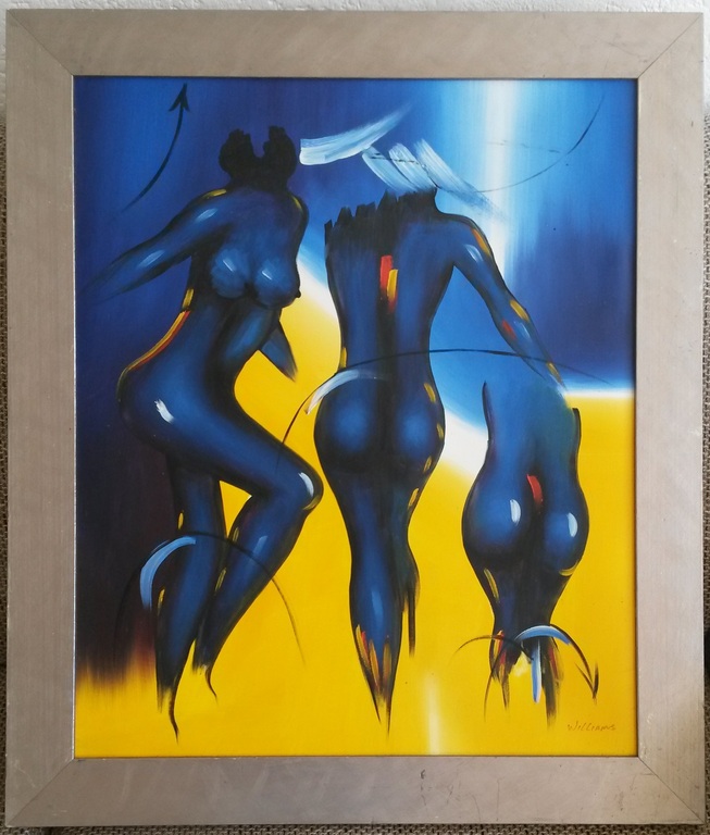 Williams, olieverf op doek, gesigneerd kopen? Bied vanaf 1!