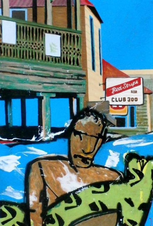Herman Brood: Zeefdruk, titel: van het werk 'Club 300'. kopen? Bied vanaf 199!