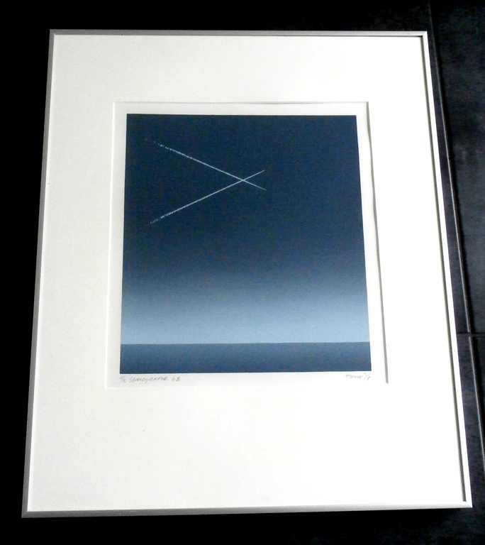 Jan Hendrix - Ingelijste Zeefdruk: Weatherbook - 1977 kopen? Bied vanaf 50!