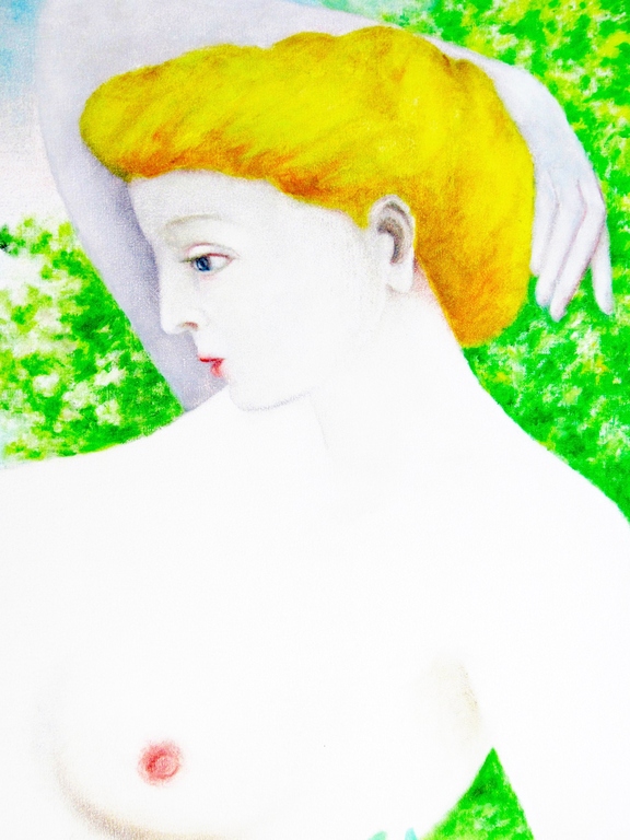 Andries Minderhout (1920-2014) - Olieverf Naakt en Ruiter 1 - 1976 kopen? Bied vanaf 1!