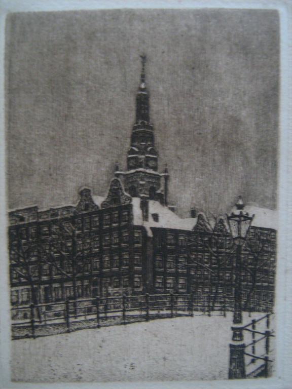 Sal Meijer (1877 - 1965) - Zuidertoren Amsterdam verkocht voor € 95!