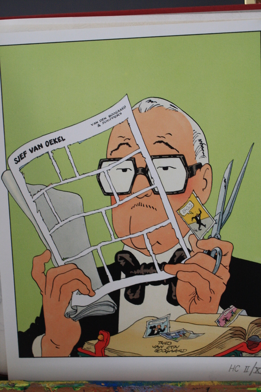 Theo van den Boogaard - LITHO JEF VAN OEKEL 2/20 + GESIGNEERD BOEK kopen? Bied vanaf 60!