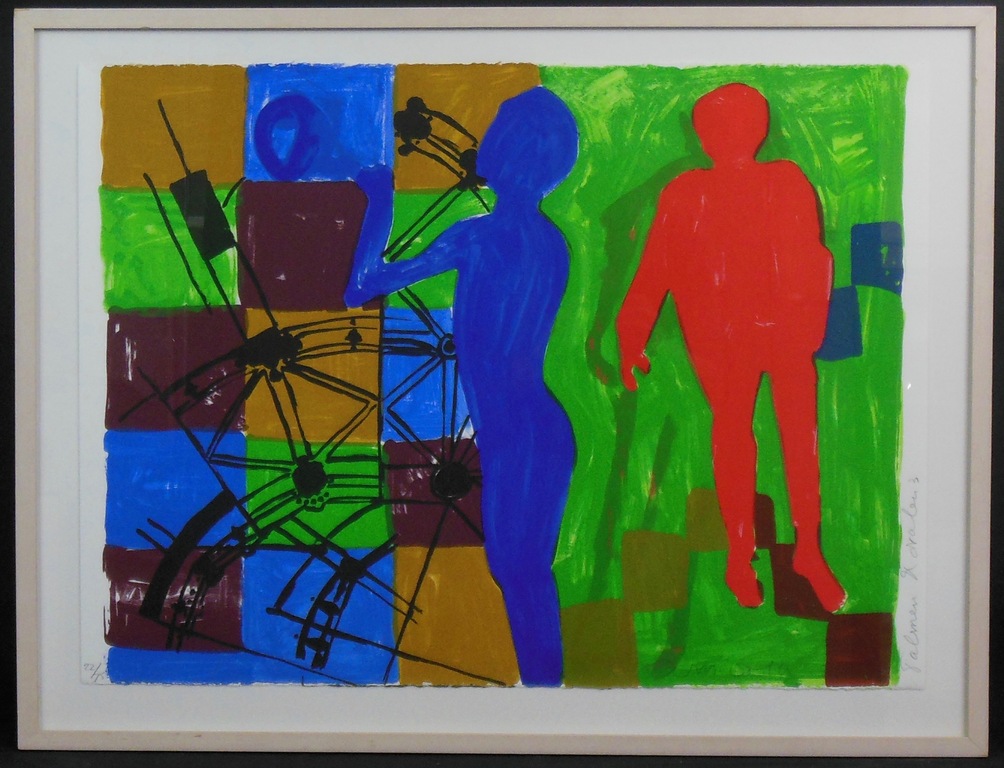 Cees Dolk: Zeedruk, Talmen en Dralen -Ingelijst kopen? Bied vanaf 35!