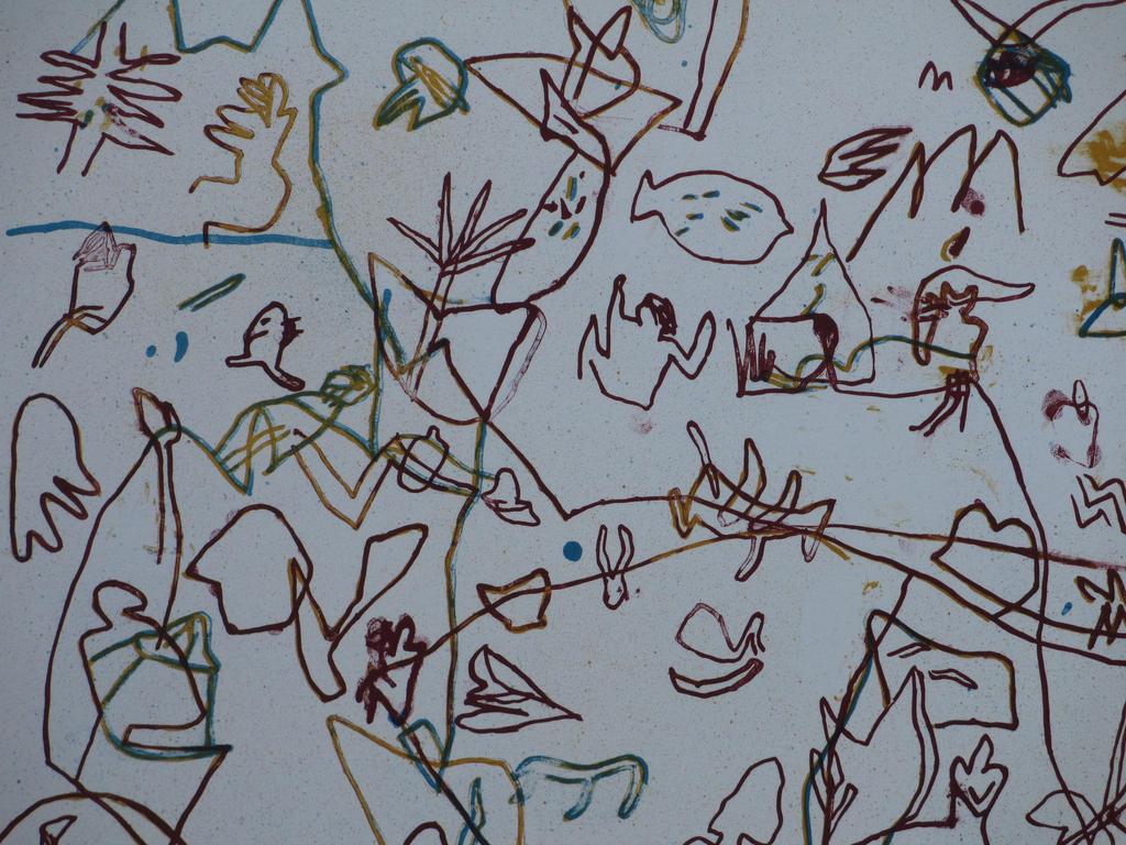 Jan Vos, Sans titre, Kleurenlitho kopen? Bied vanaf 60!