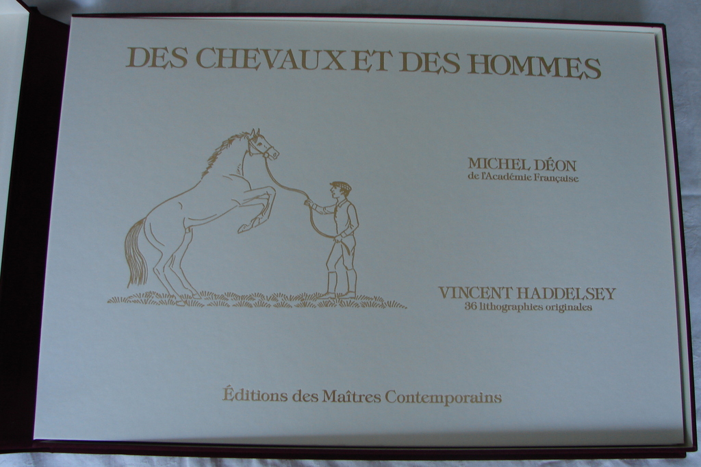 Originele cassette Vincent Haddelsey - 36 lithografieën - gesigneerd. kopen? Bied vanaf 300!