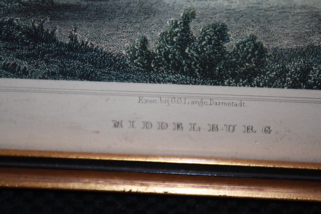 ANTIEKE STEENGRAVURE VAN MIDDELBURG ZEELAND kopen? Bied vanaf 1!