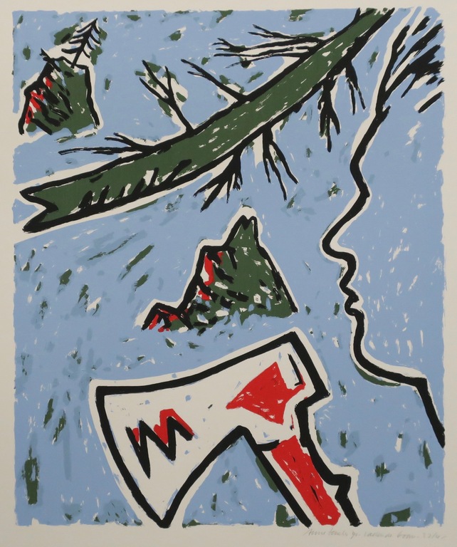 Anne Semler: Zeefdruk, Vallende boom kopen? Bied vanaf 20!