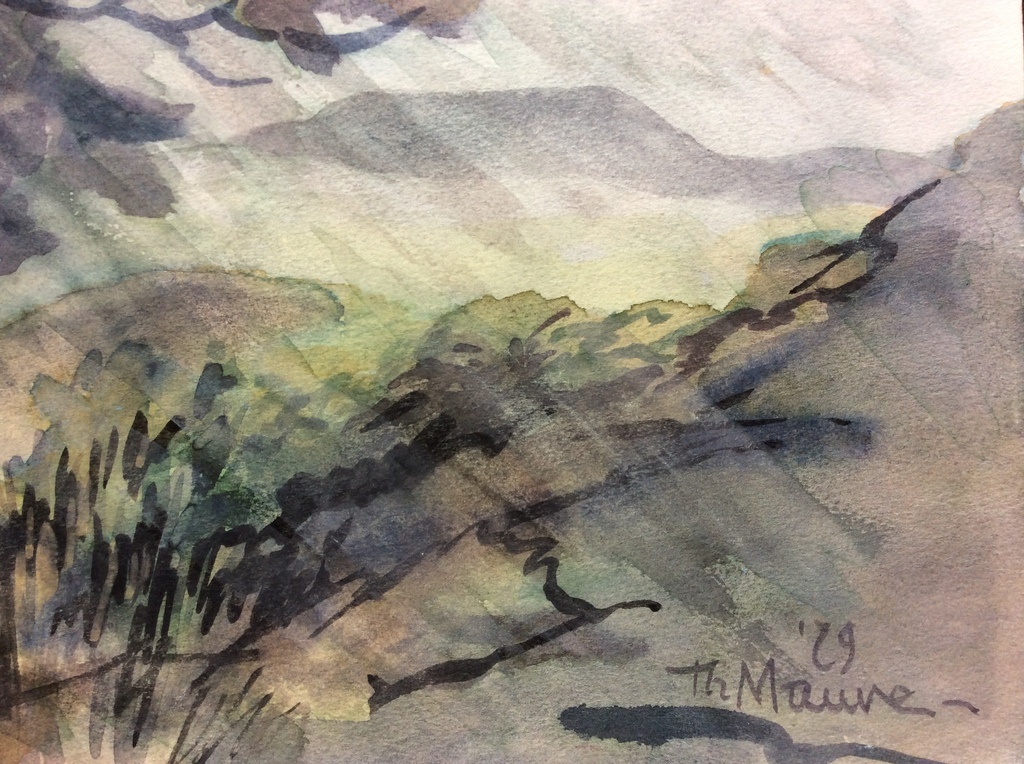 Thijs Mauve, aquarel, 1979 kopen? Bied vanaf 40!