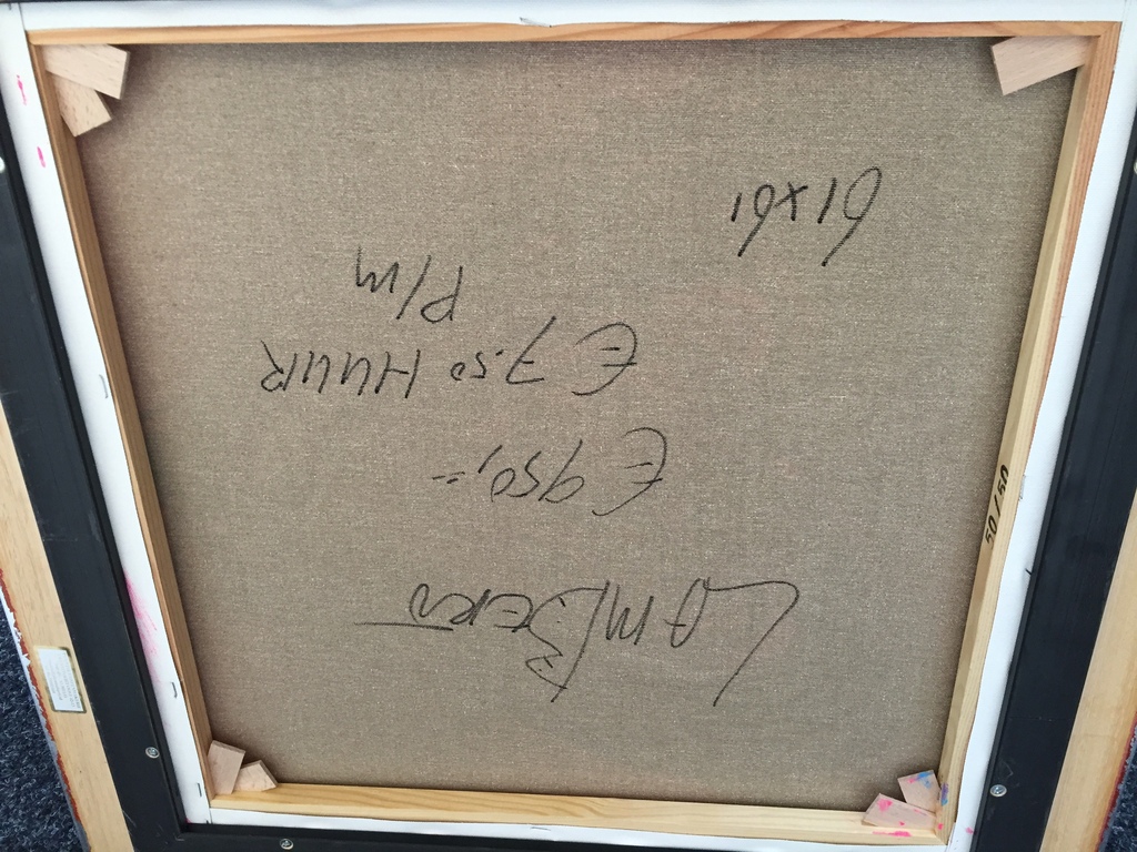 LamBert ,  gemengde technieken op doek Titel: Love=..... gesigneerd. kopen? Bied vanaf 1!