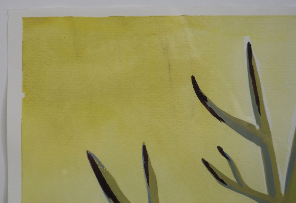 Elizabeth de Vaal: Gouache, Zonder titel - Ingelijst kopen? Bied vanaf 35!