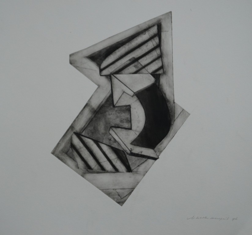 Mieke Kettler - gesigneerde monoprint - 1996 kopen? Bied vanaf 15!