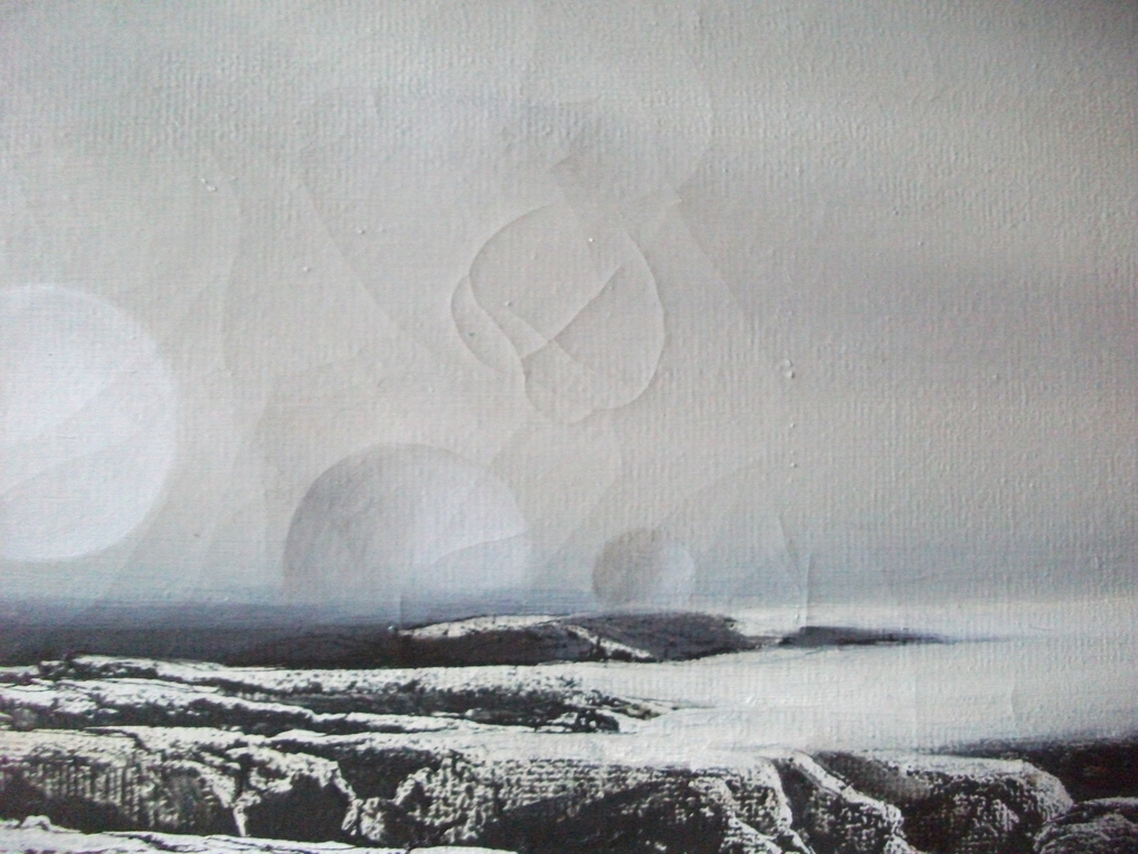 Planet - olieverf op doek kopen? Bied vanaf 50!