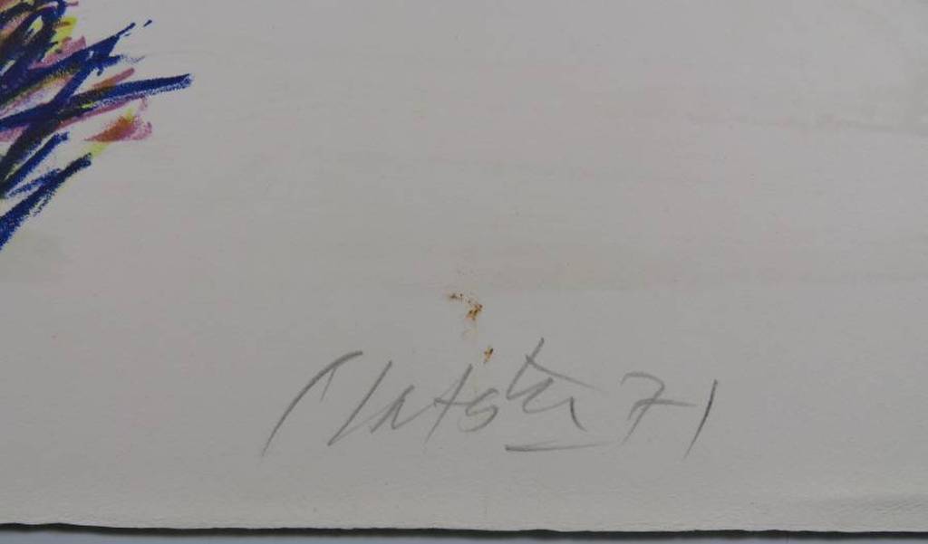 Ger Lataster: Grote Litho, Z.T. 1971. Handgesigneerd. kopen? Bied vanaf 135!