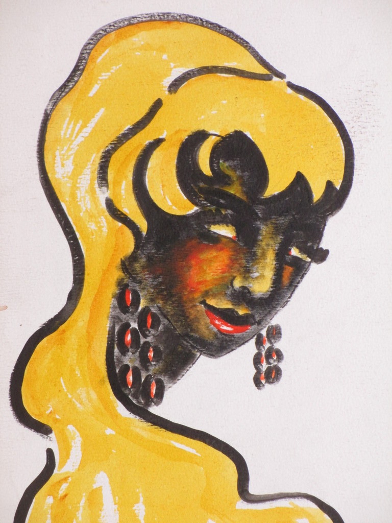 Wim Jurcka, Nachtclubdanseres, Gemengde techniek kopen? Bied vanaf 45!