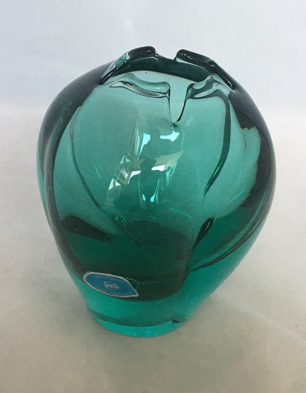 Miloslav Klinger voor Zelezny Brod Sklo - Groen vaasje kopen? Bied vanaf 30!