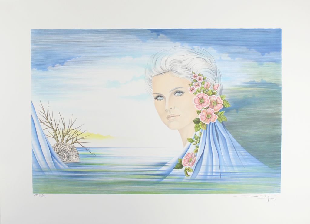 Pierre Paul Bertin - Originele handgesigneerde kleuren litho kopen? Bied vanaf 1!