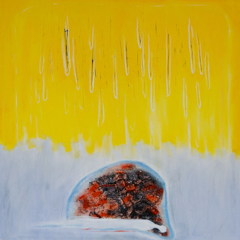 Andrea Groen, acryl op doek, Verborgen kopen? Bied vanaf 50!