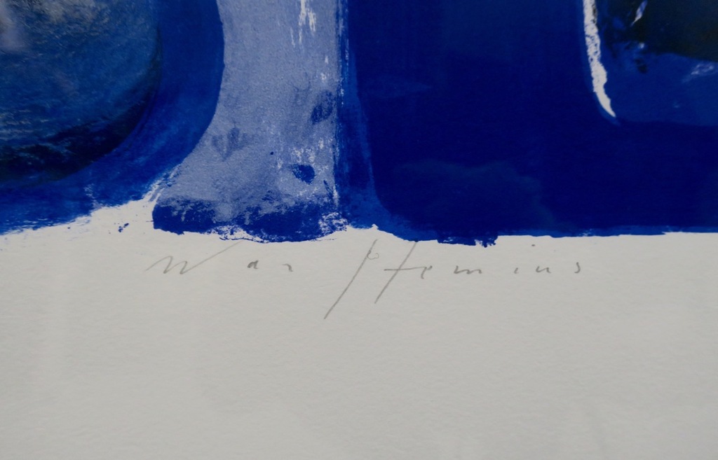 Piet Warffemius: Zeefdruk, Langzaam sneller - Ingelijst kopen? Bied vanaf 20!