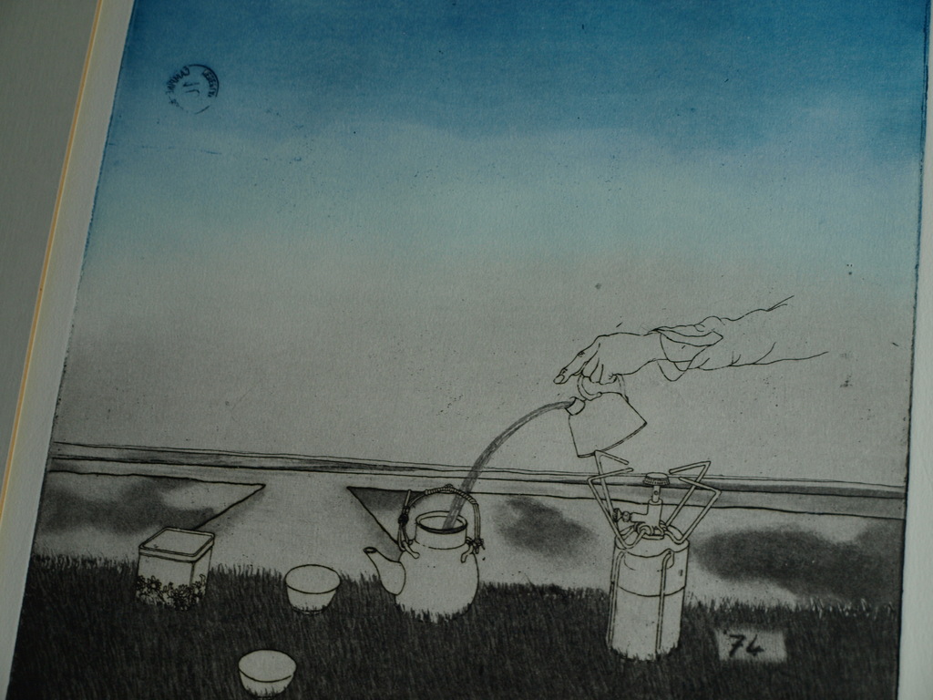 Sjoerd Bakker : Ets & aquatint – Tea for 2 – gesigneerd – 1974 kopen? Bied vanaf 50!