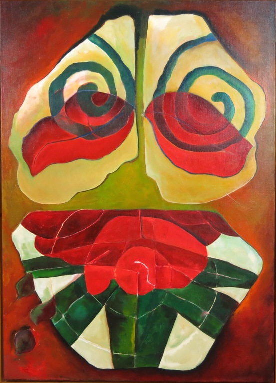 Jan van Delft: Acryl op doek, Zonder titel - Ingelijst (Groot) kopen? Bied vanaf 150!