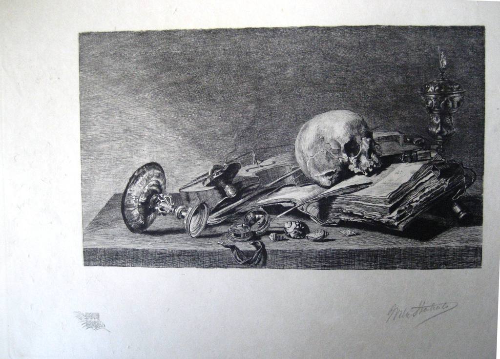 Originele ets van Willem Steelink 1856-1928  kopen? Bied vanaf 20!