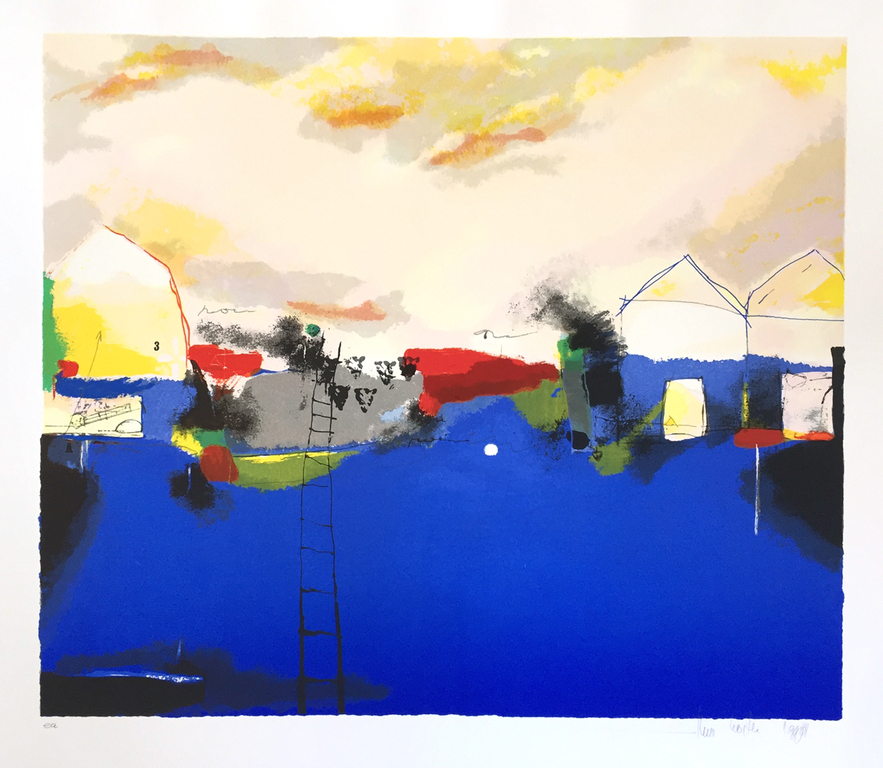 Theo Koster - Stairway to Heaven - gesigneerde zeefdruk - 1998 kopen? Bied vanaf 50!