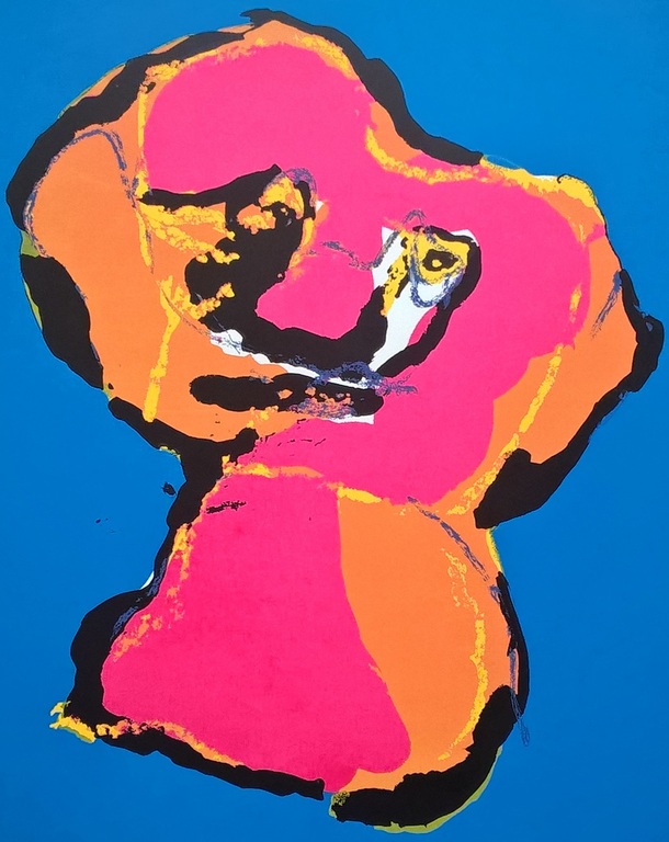 Karel Appel - Karel Appel – Zeefdruk  verkocht voor € 195!