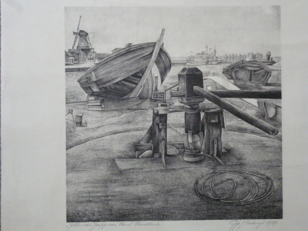 Gijs J. Voskuijl - litho - Jotter van Jaapje van Karel kopen? Bied vanaf 25!
