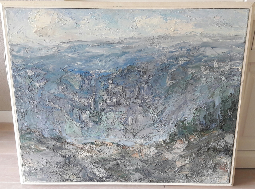 Richard van Dijk, olieverf op linnen Titel Ardennenstreek kopen? Bied vanaf 250!