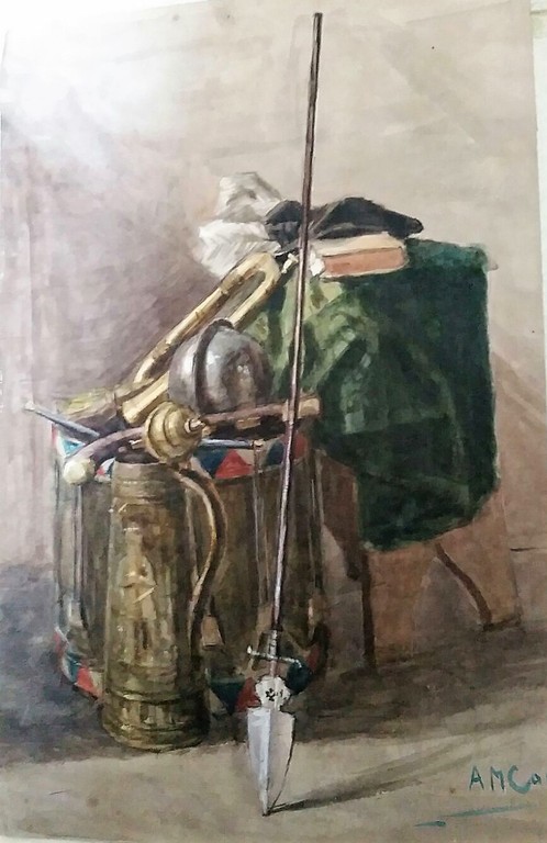 Buy  ( Zeldzaam ) 24 schetsen/tekeningen/aquarellen van de kunstenaar A.M Gorter ? Bid from 290!