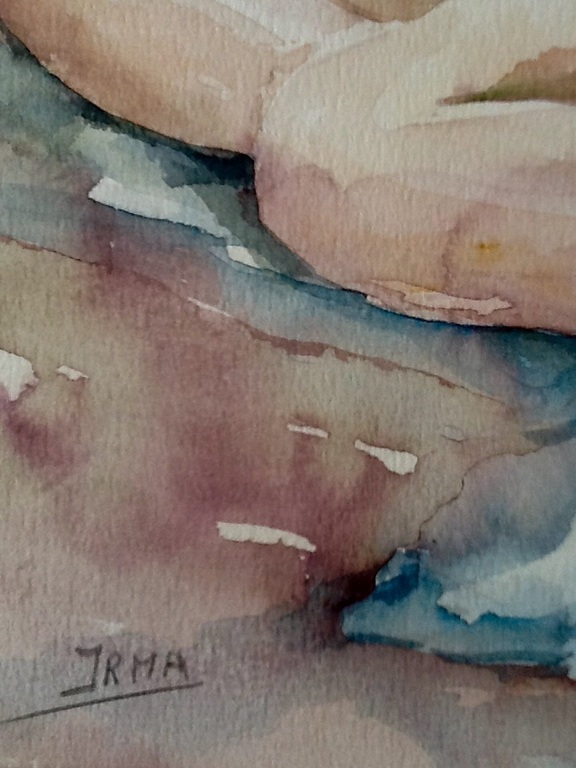 Irma van de Zande, aquarel, kopen? Bied vanaf 1!