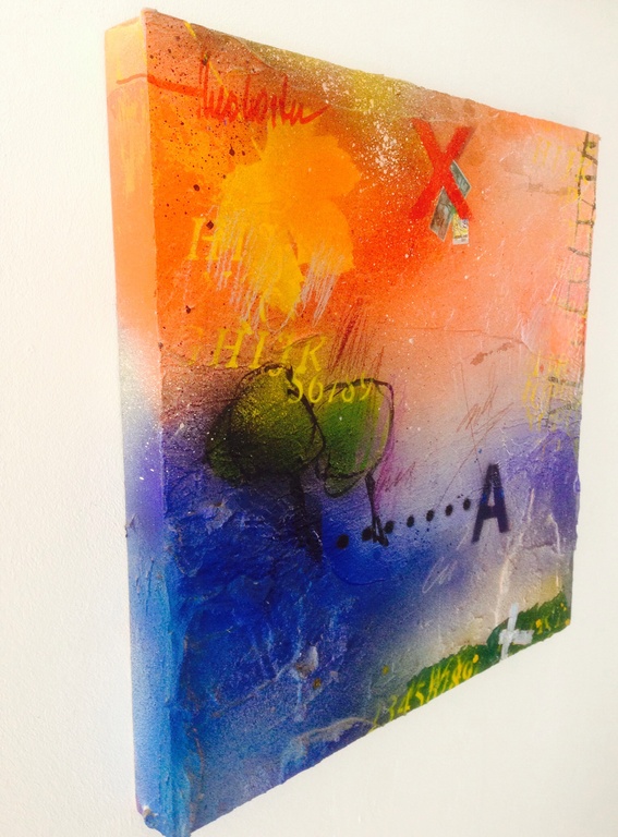 Theo koster, gemengde techniek , waterfront kopen? Bied vanaf 1!