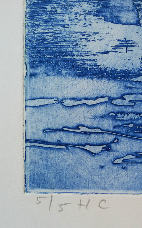 Jan Montyn - Tempelbloemen aan de Mekong, aquatint ets kopen? Bied vanaf 100!