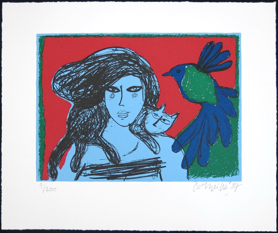 Corneille: Zeefdruk, Hymne a l'ete verkocht voor € 95!