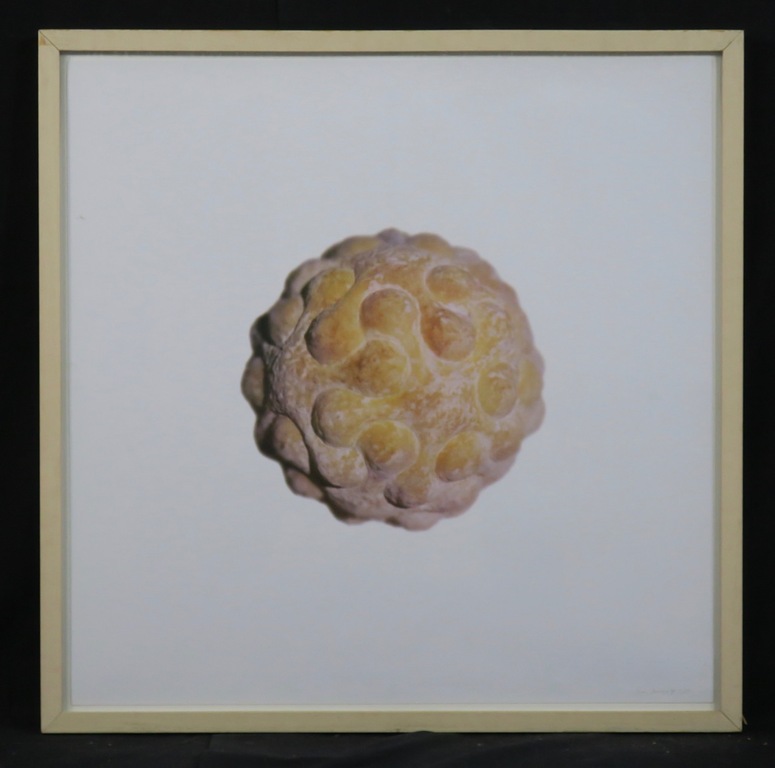 Coen Pausma: Zeefdruk, Zonder titel (brood) - Ingelijst kopen? Bied vanaf 20!