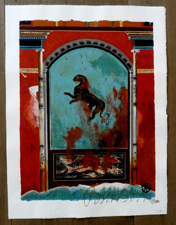 Gerti Bierenbroodspot, Zeefdruk - gesigneerd verkocht voor € 125!