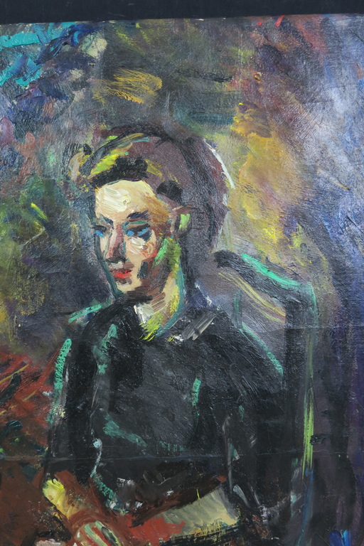 Jan van Holthe: Olieverf op doek, Marja, La Haye - Ingelijst kopen? Bied vanaf 1!