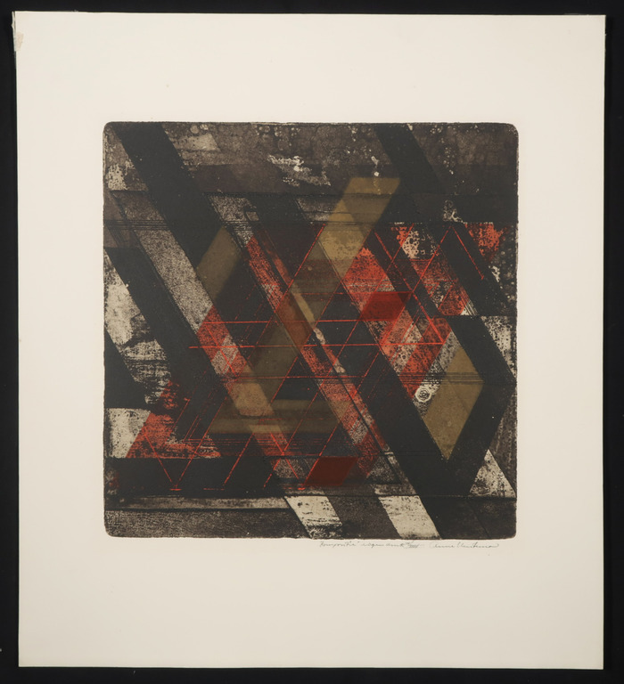 Anne Huitema: Ets en aquatint, Kompositie kopen? Bied vanaf 1!