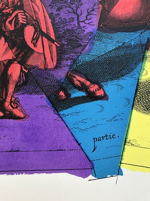 Jiri Kolar - Jirí Kolár - Cavalerie royale - gesigneerde lithografie - oplage 75 - 1986 kopen? Bied vanaf 95!