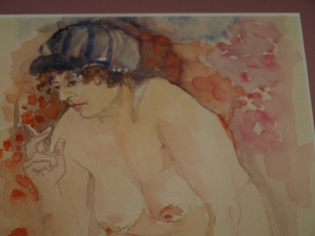 Hansje : Aquarel – Naakte vrouw 1 –Gesigneerd & ingelijst–1999 kopen? Bied vanaf 50!