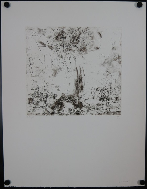 Wilfred Voet: Ets, Landschap kopen? Bied vanaf 1!