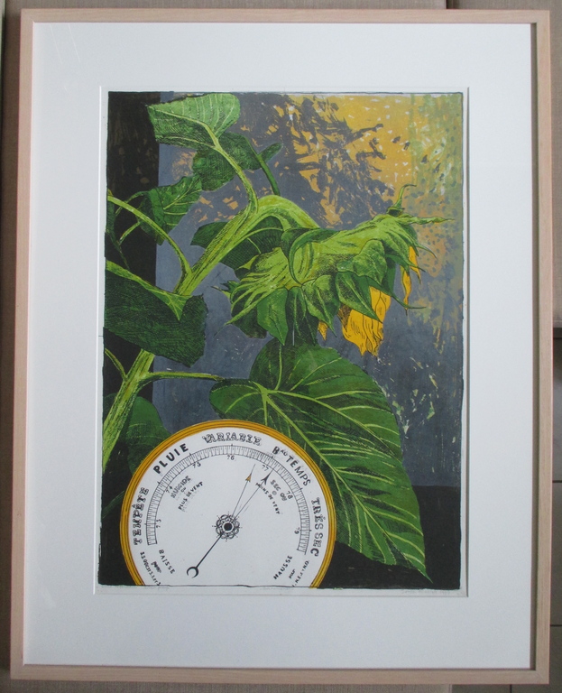 Joost Minnigh, grote litho "Barometer" Barth lijst kopen? Bied vanaf 70!