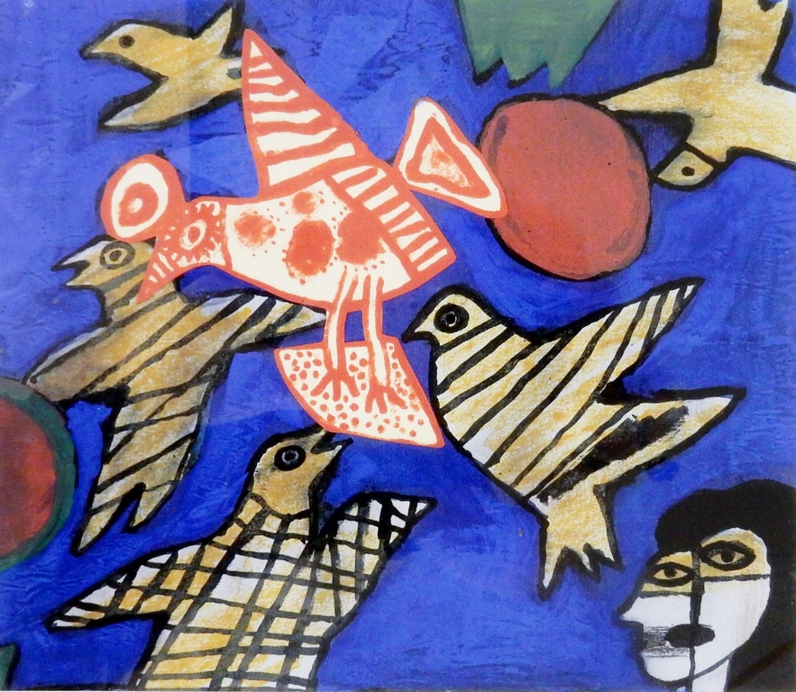 Corneille (1922-2010) - Gesigneerde litho - oplage 30 ex. - 2002 verkocht voor € 220!