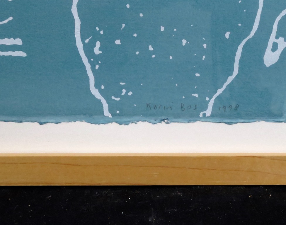 Karin Bos: Zeefdruk, Searchin for Atlantis - Ingelijst kopen? Bied vanaf 35!