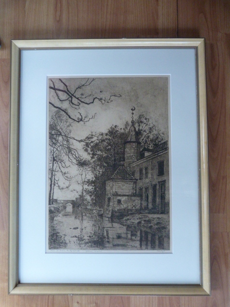 Pieter de Regt - Huis de Hoorn te Rijswijk Epreuve d’ artist. kopen? Bied vanaf 1!