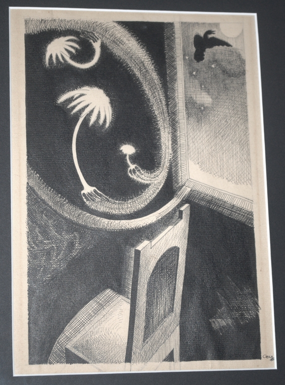 OEY TJENG SIT (1917-1987) -|-|-pentekening  verkocht voor € 75!