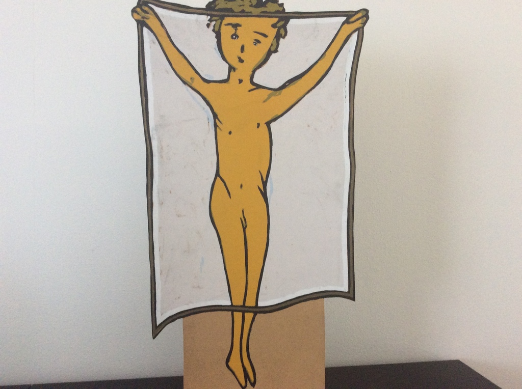 Bart Drost mannetje van Dalen met doek kopen? Bied vanaf 1!